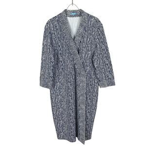 J. McLaughlin Catalina Cloth Faux Wrap Sheath Dress Long Sleeves Size Large